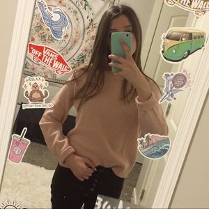 Super comfy and cute pink sweater